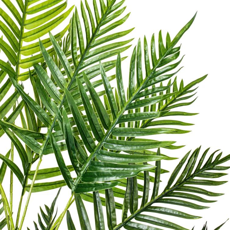 Birch Lane™ Madie 70" Artificial Potted Fern Palm Real Touch Leaves
