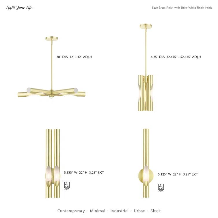 Clearlake Steel Armed Sconce