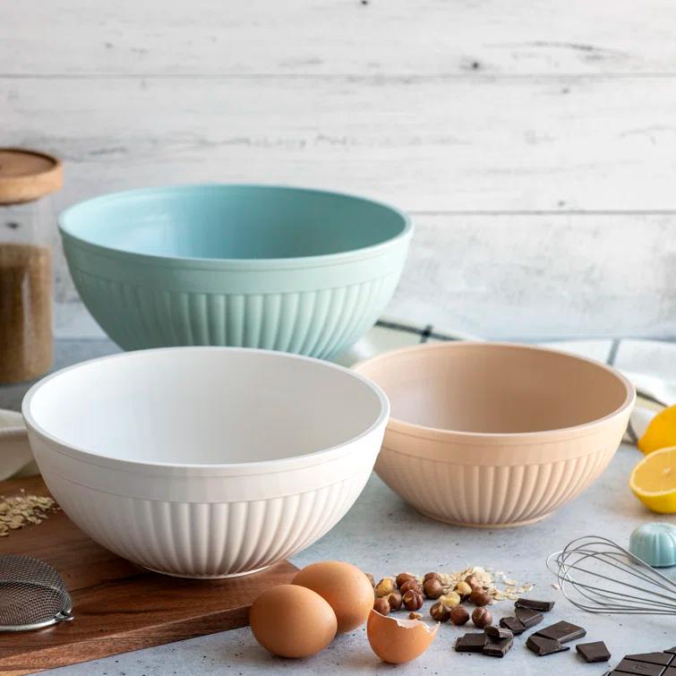 Nordic Ware 3-Piece Prep & Serve Mixing Bowl Set