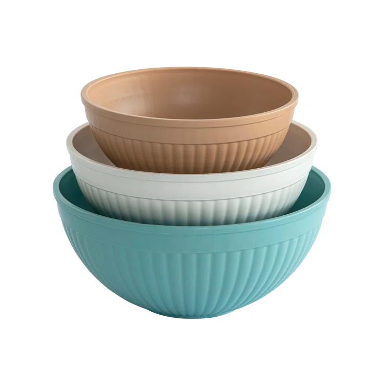 Nordic Ware 3-Piece Prep & Serve Mixing Bowl Set
