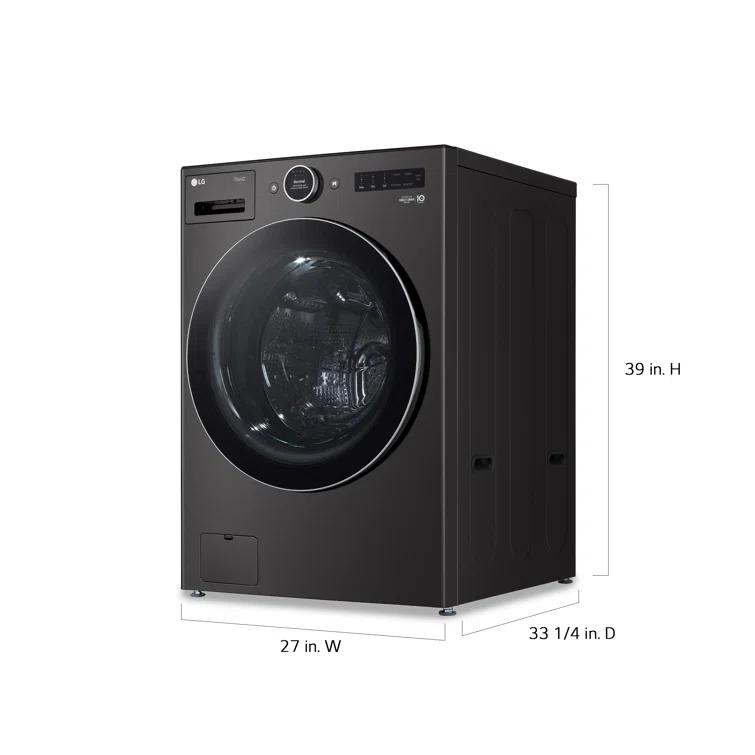 LG 5.0 cu. ft. Mega Capacity Smart Front Load Washer with AI DD 2.0 Built-In Intelligence & TurboWash 360°