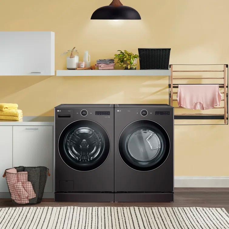LG 5.0 cu. ft. Mega Capacity Smart Front Load Washer with AI DD 2.0 Built-In Intelligence & TurboWash 360°