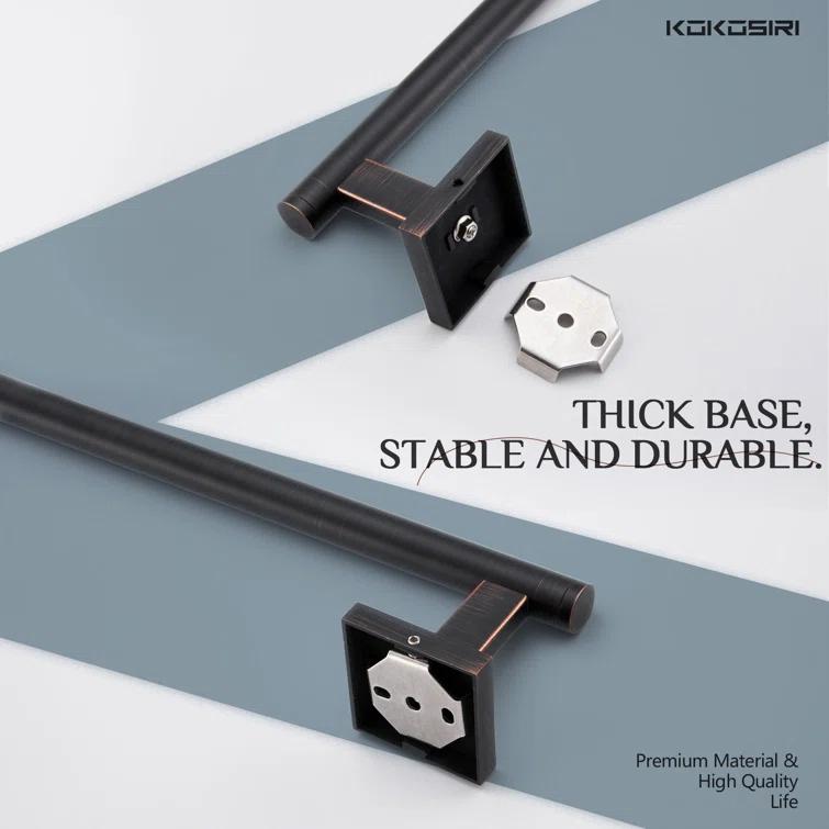 KOKOSIRI 24" Bathroom Towel Bar Wall Mounted B4005ORB-L24