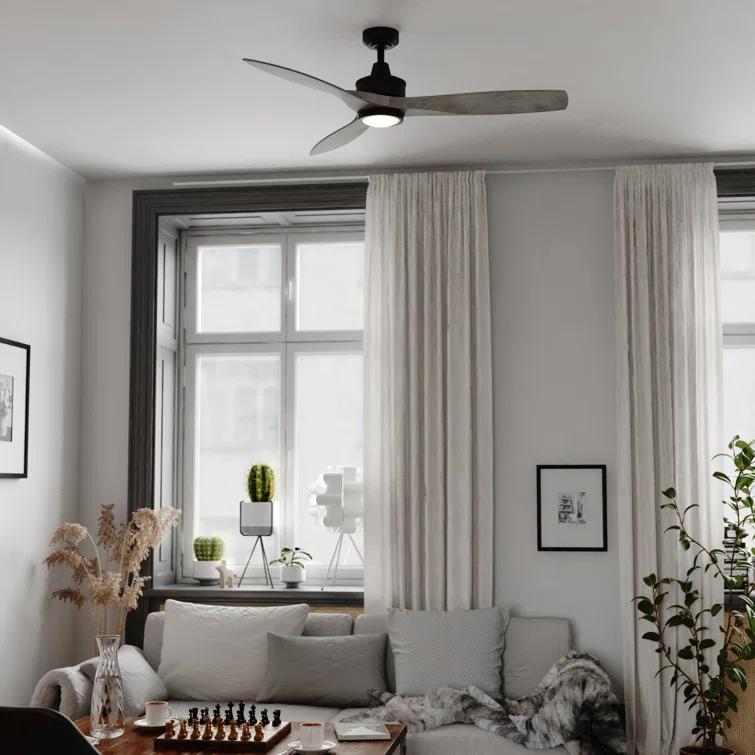 Wade Logan® Ballog 52'' Ceiling Fan with LED Lights