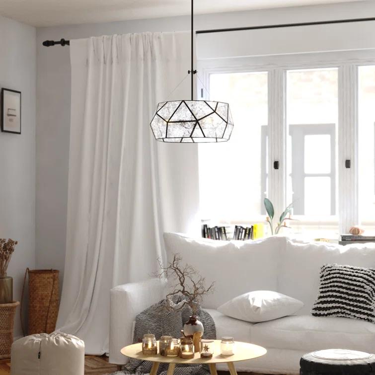 Everly Quinn 3 - Light Dimmable Geometric Chandelier