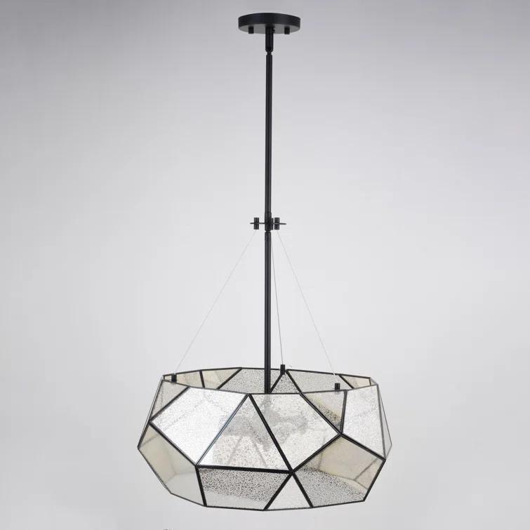 Everly Quinn 3 - Light Dimmable Geometric Chandelier
