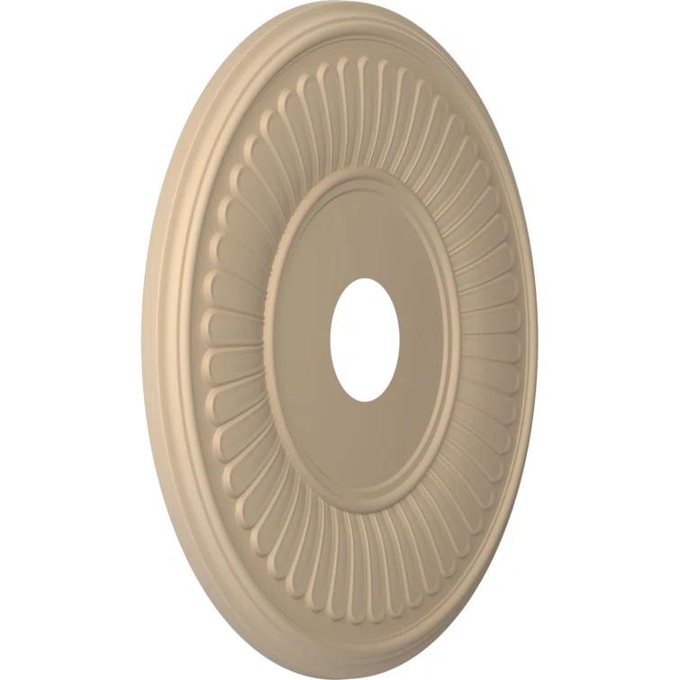 Ekena Millwork Berkshire Thermoformed PVC Ceiling Medallion CMP19BE