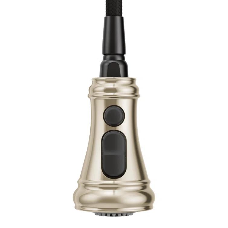 Moen Weymouth MotionSense Wave Single Handle Pre-Rinse Spring Pulldown Kitchen Faucet