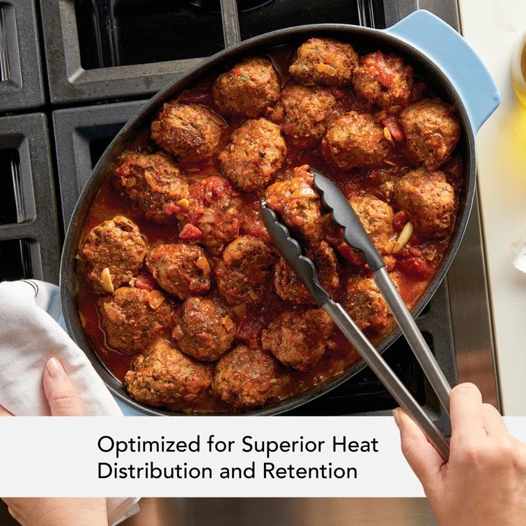 KitchenAid® KitchenAid Cast Iron Oval Au Gratin Roasting Pan Suitable - 2.5 Quart