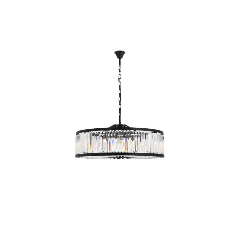 Dorinda 10 - Light Dimmable Drum Chandelier