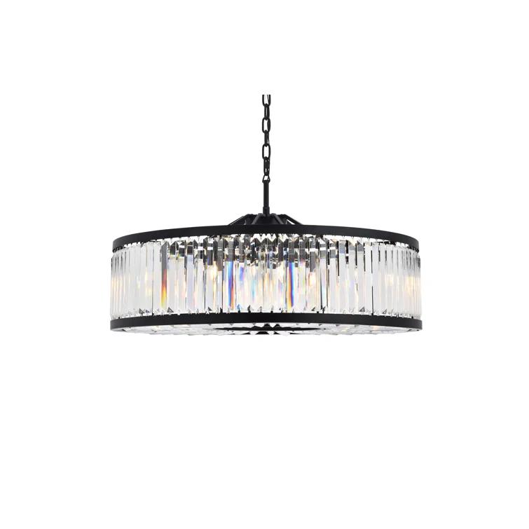 Dorinda 10 - Light Dimmable Drum Chandelier
