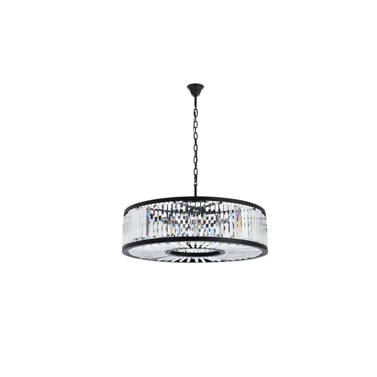 Dorinda 10 - Light Dimmable Drum Chandelier
