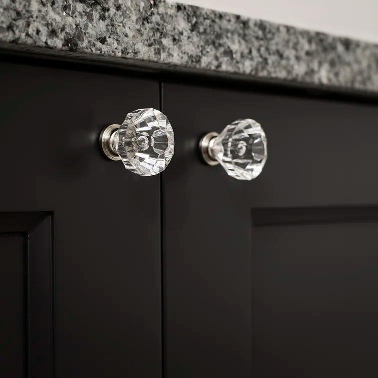 Crystal Palace 1 1/4" Length Geometric Knob