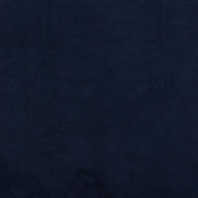 Navy Blue Velvet Tufted Mid-Century Modern Sofa