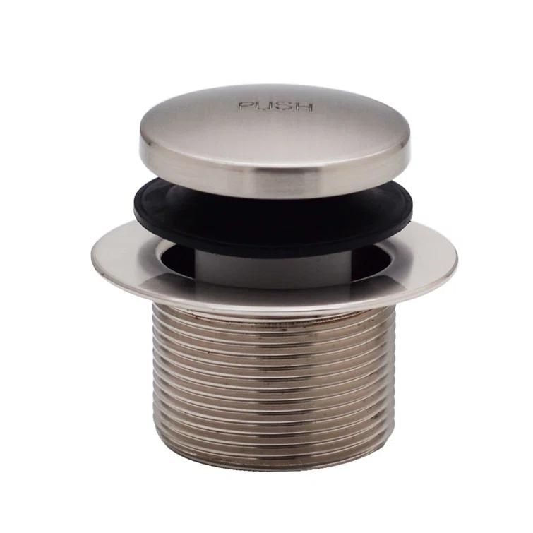 Westbrass 1-1/2" Coarse Thread Tip-Toe Bathtub Leg Drain with One-Hole Overflow D93-07