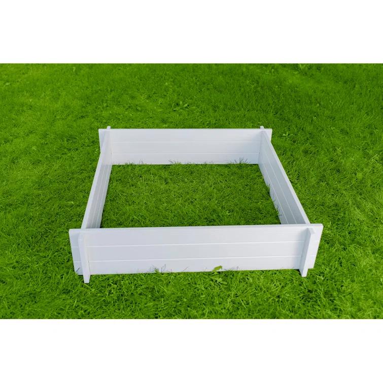 Vita Classic White Vinyl Raised Garden
