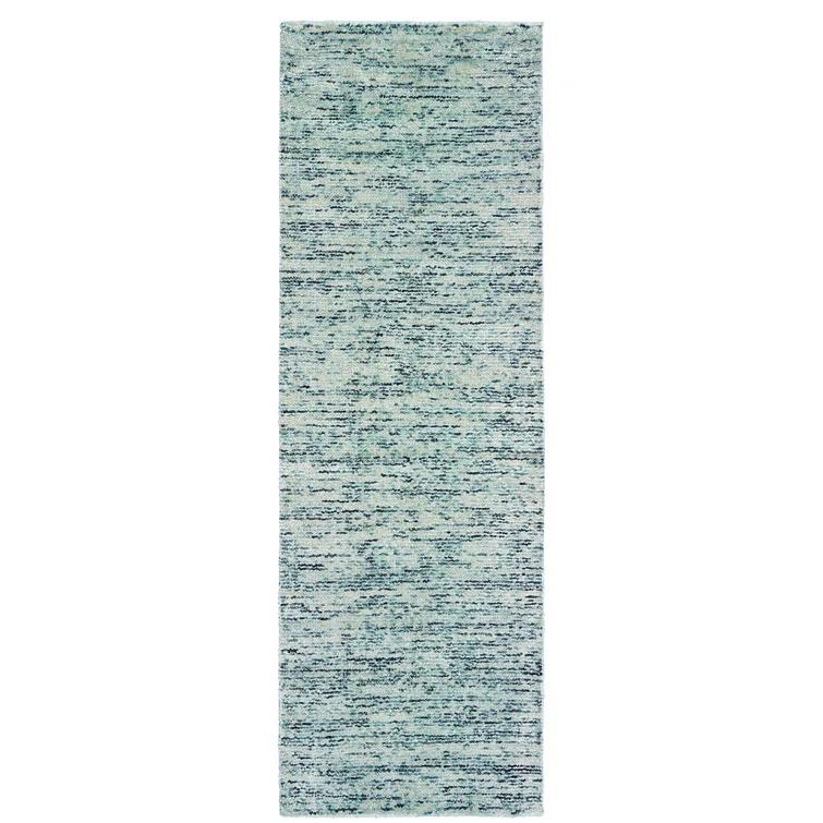 Lucent Handmade Tufted Blue/Teal Area Rug