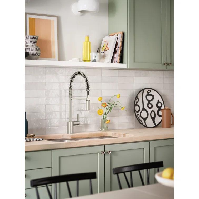 Moen Align MotionSense Wave Single Handle Spring Pulldown Kitchen Faucet with Power Clean Technology