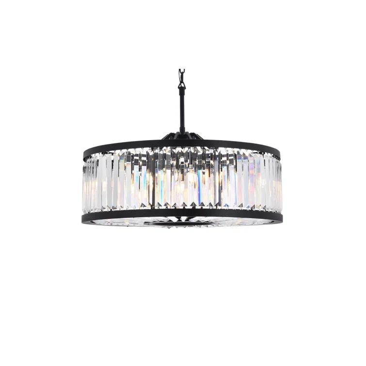 Dorinda 10 - Light Dimmable Drum Chandelier