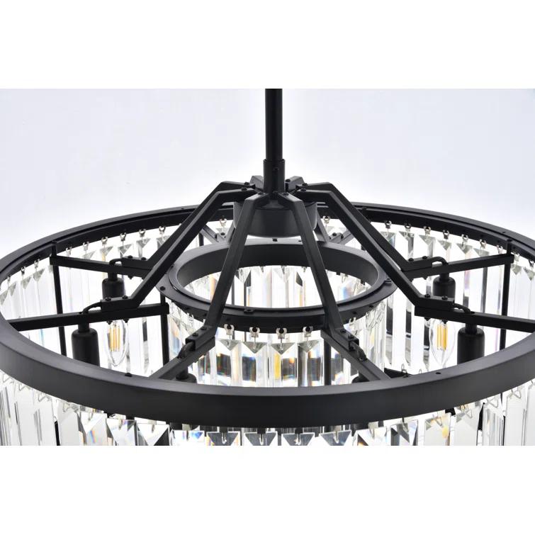 Everly Quinn Dorinda 8 - Light Dimmable Drum Chandelier