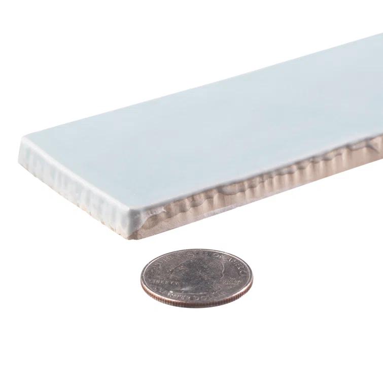 Compass 2-in. x 10-in. Subway Glossy Ceramic Wall Tile