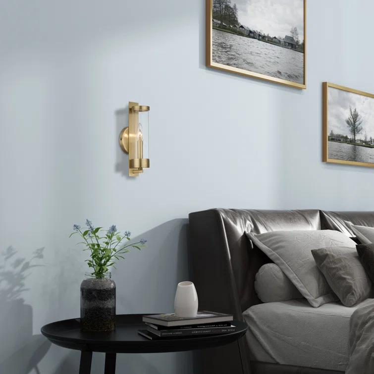 Bernd Steel Candle Wall Light