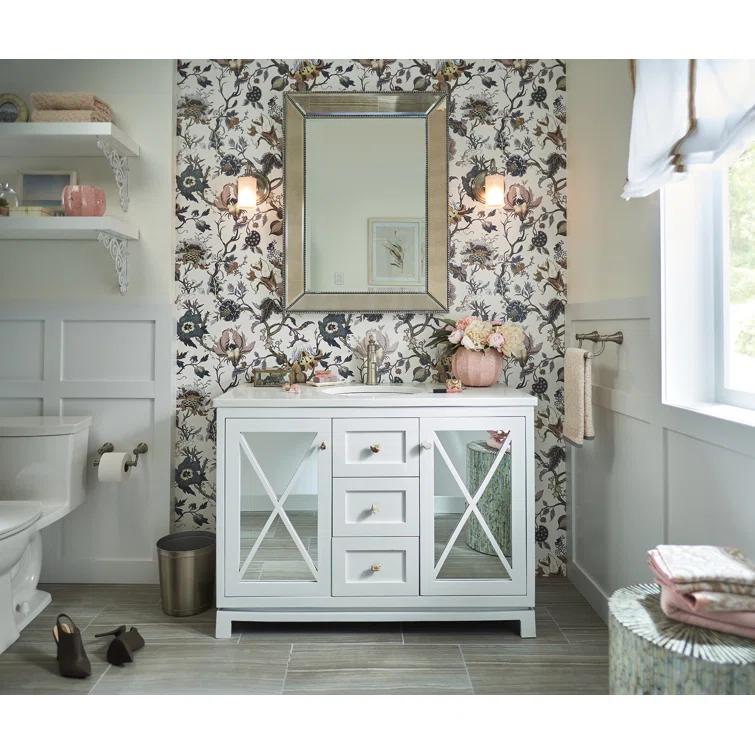 Belfield Single Hole Bathroom Faucet with Drain Assembly