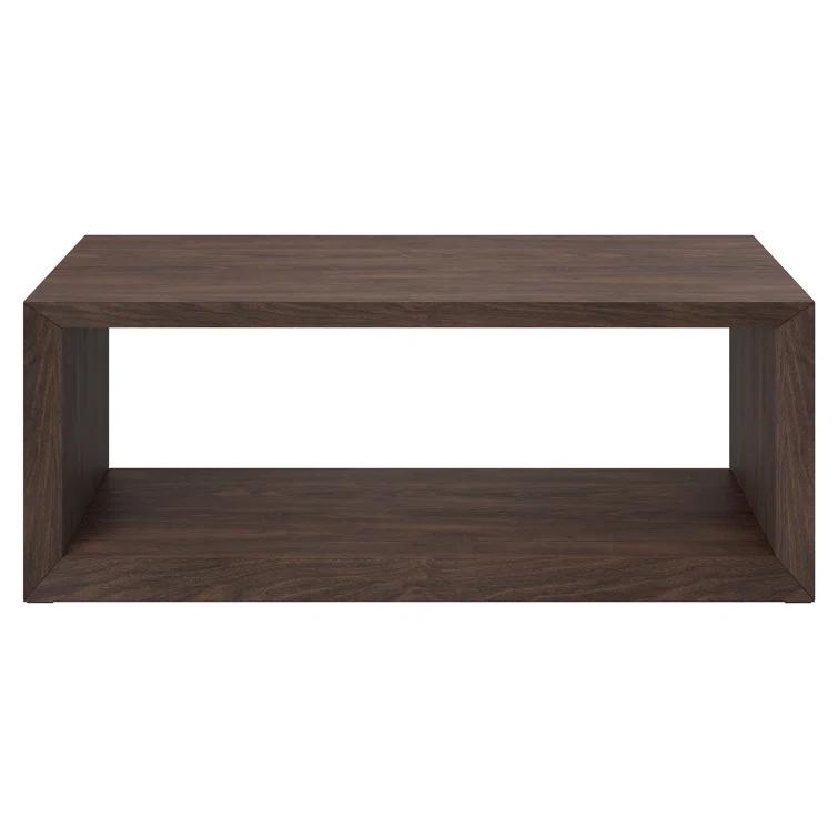 Samuelson Faux Wood Coffee Table With Shelf