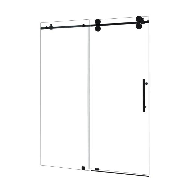 56" - 60" W x 78" H Single Sliding Frameless Shower Door