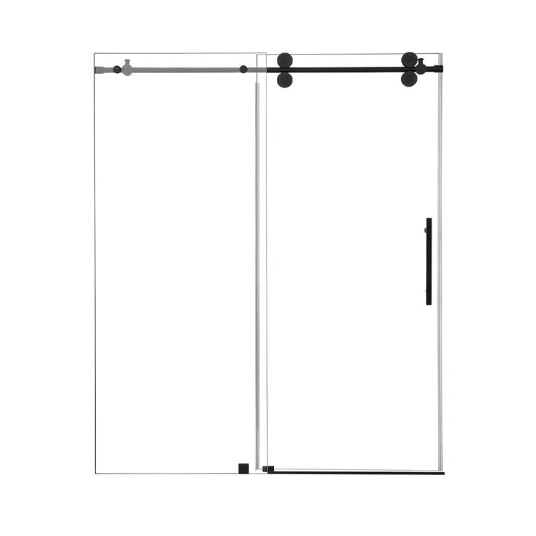 64" - 68" W x 78" H Single Sliding Frameless Shower Door