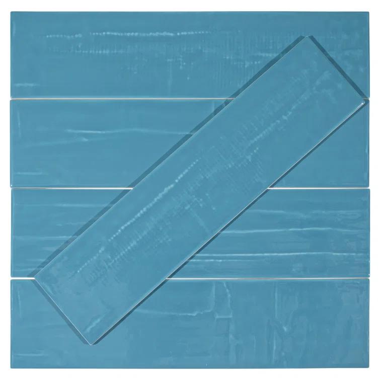 Andova Perfecto-Marvelli 4-in. x 16-in. Subway Textured Glossy Ceramic Wall Tile