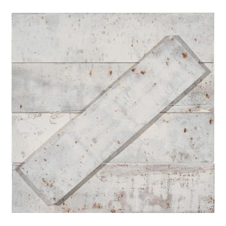 Andova Serenite 4-in. x 16-in. Subway Vintage Look Glazed Porcelain Vintage Wall Tile