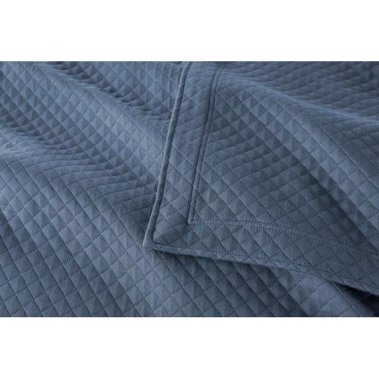 Peacock Alley Oxford Cotton Blend Coverlet