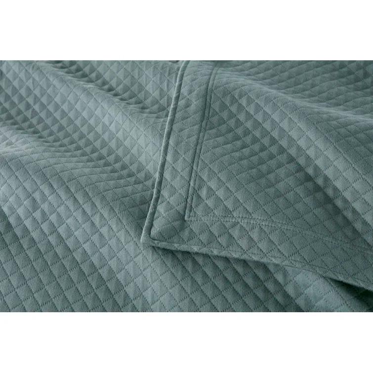 Peacock Alley Oxford Cotton Blend Coverlet