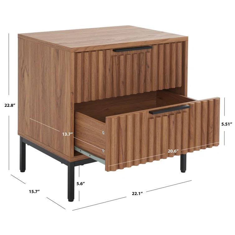 Burgess 2 - Drawer Nightstand