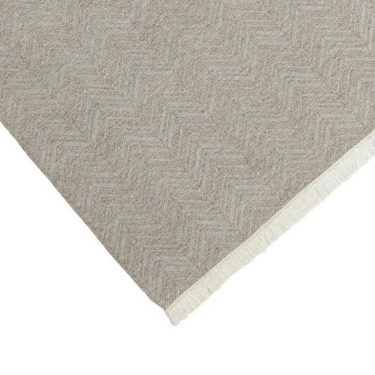 Handmade Flatweave Neutral Gray Rug