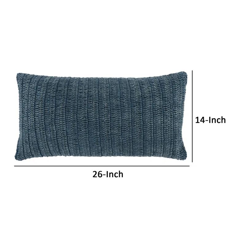 Nakeya Knitted Linen Throw Pillow