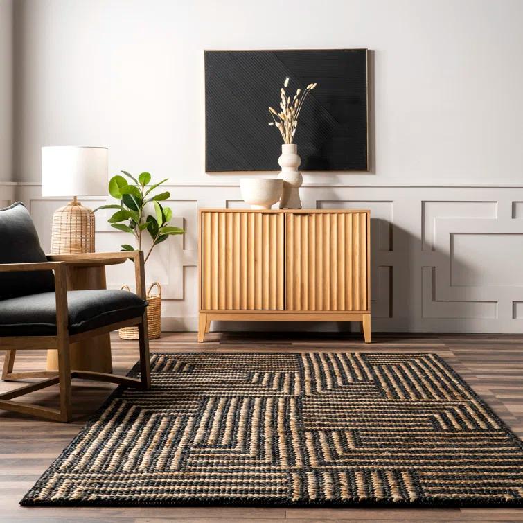 Grassland Handwoven Jute Area Rug