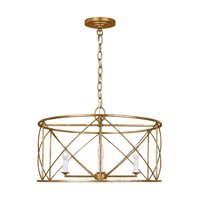 Merilou 4 - Light Dimmable Lantern Square / Rectangle Chandelier
