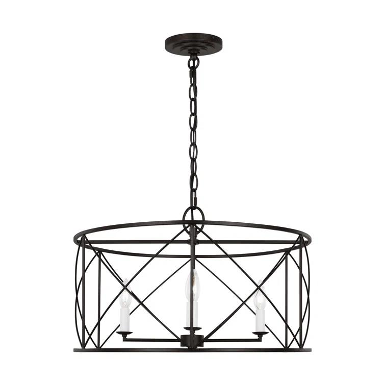 Rosdorf Park Merilou 4 - Light Dimmable Lantern Square / Rectangle Chandelier
