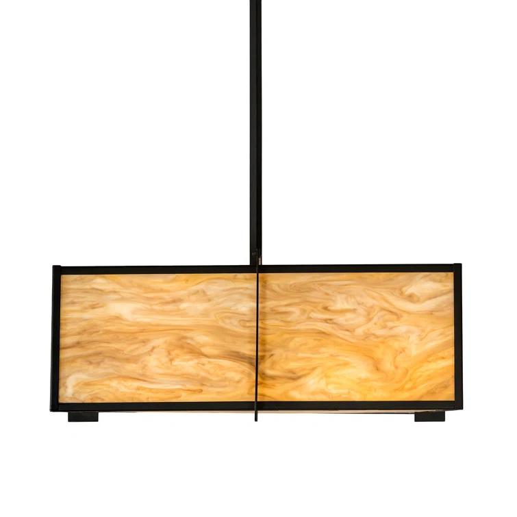 2nd Ave Lighting 4 - Light Brown Shaded Pendant