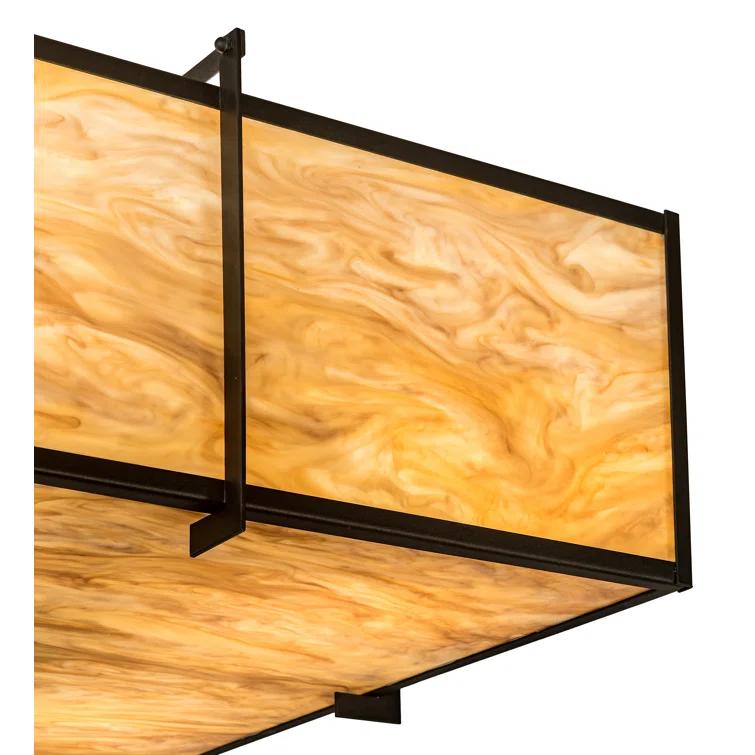 2nd Ave Lighting 4 - Light Brown Shaded Pendant
