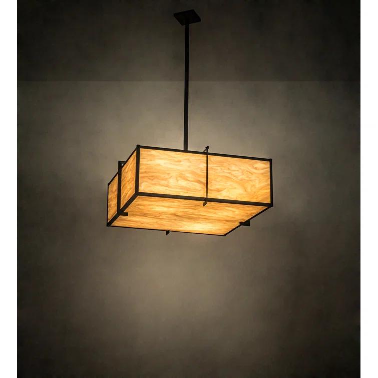 2nd Ave Lighting 4 - Light Brown Shaded Pendant
