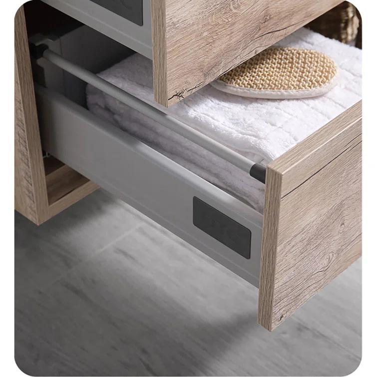 Catania 30" Wall Mount Single Modern Bathroom Cabinet - Cabinet Only (Top and Sink Not Included)