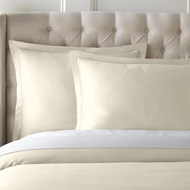 Ivory Queen Egyptian Cotton 3-Piece Duvet Cover Set