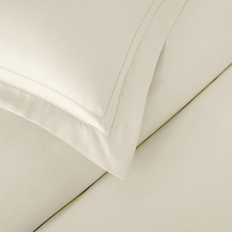 Ivory Queen Egyptian Cotton 3-Piece Duvet Cover Set