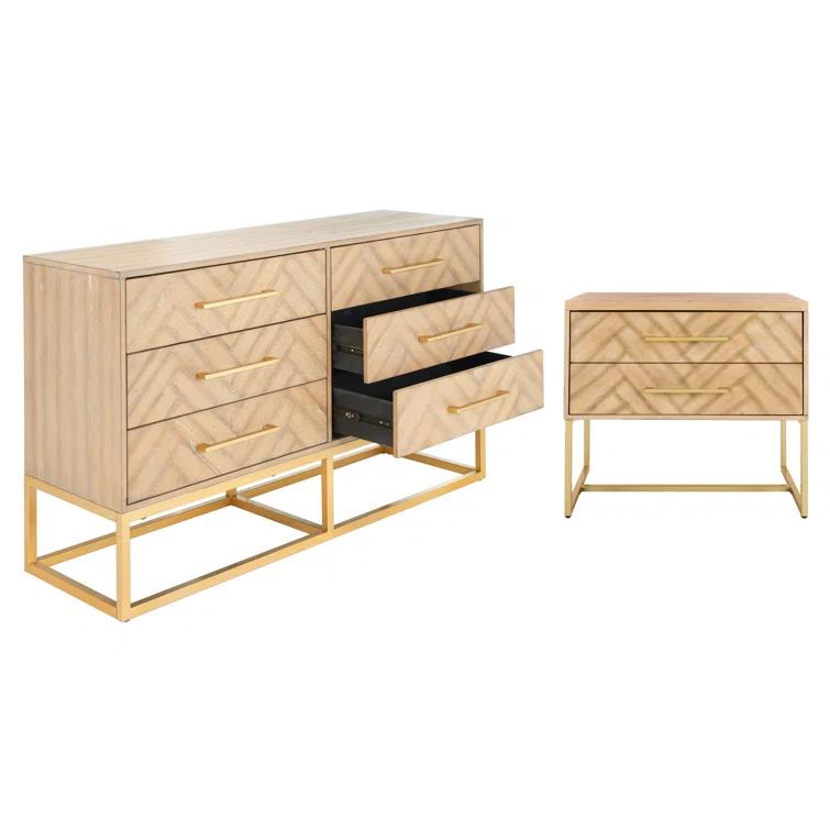 Sheldon 6 - Drawer Double Dresser