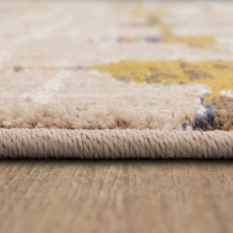 Scott Living Abstract Brown/Ivory Area Rug
