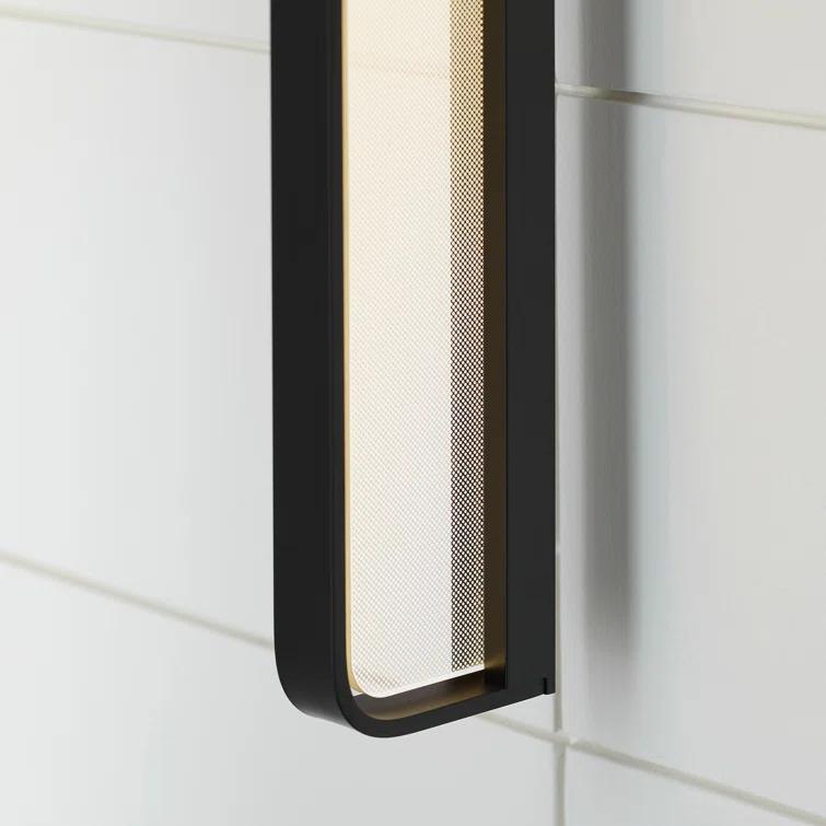 Matte Black 24" LED Dimmable Bath Bar Light