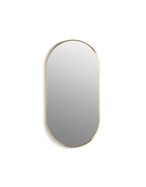 Essential Capsule Wall Mirror, Bathroom/Vanity Mirror with Frame